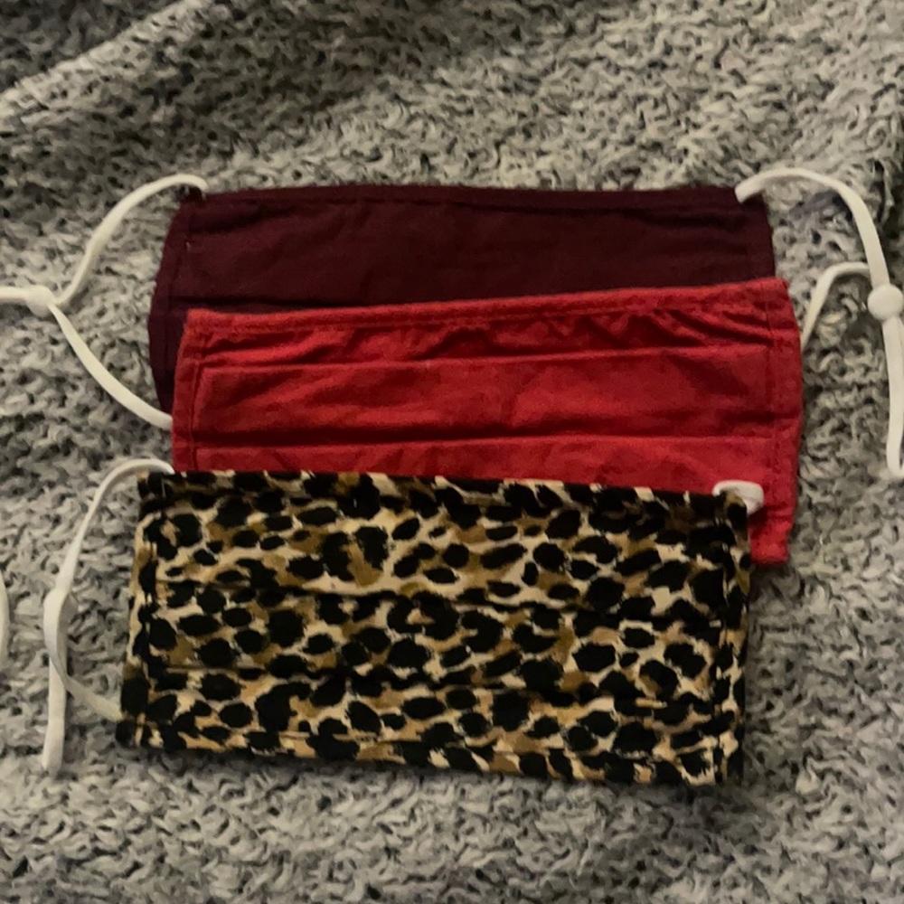 3 PACK face coverings